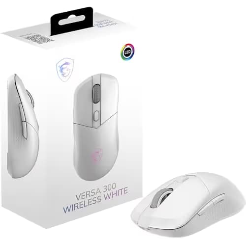 MSI VERSA 300 Wireless Gaming Mouse White main image