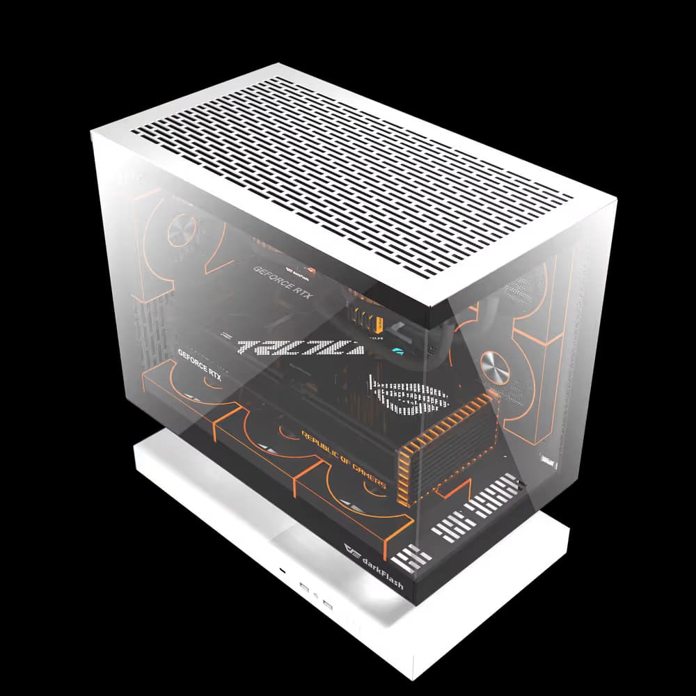 darkFlash Floatron F1 mATX White image