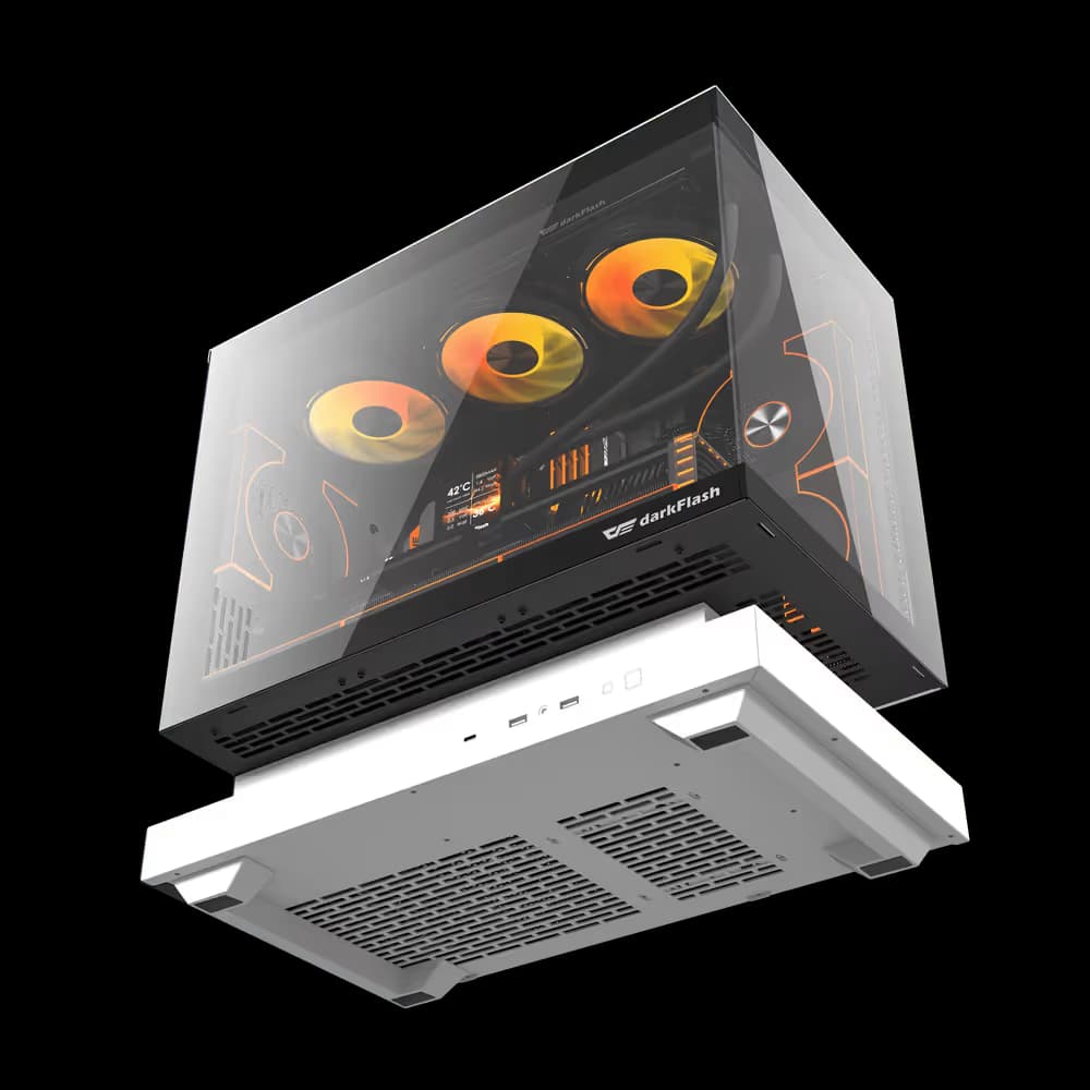 darkFlash Floatron F1 mATX White image