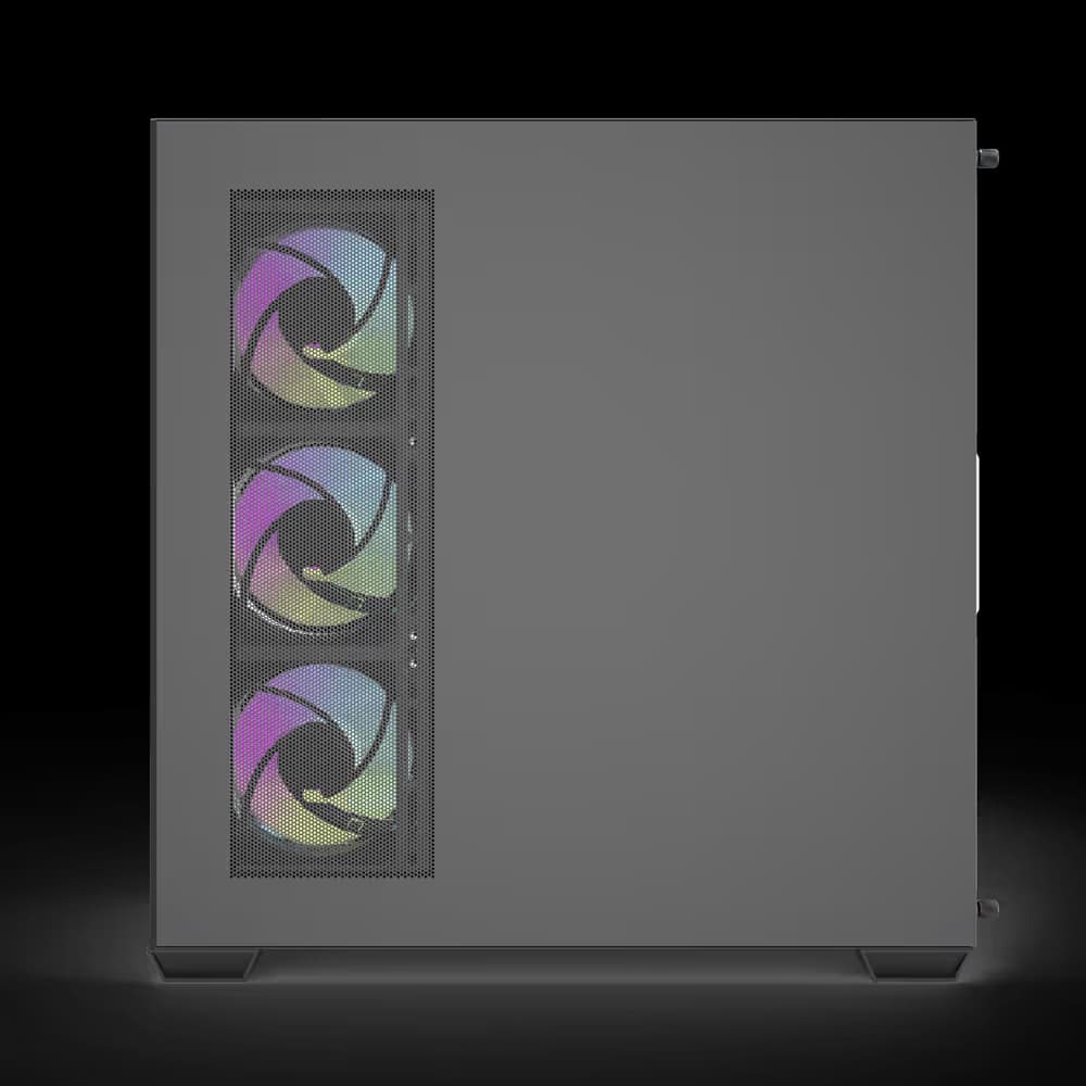 darkFlash DS900W Wood Black ATX Mid Tower image