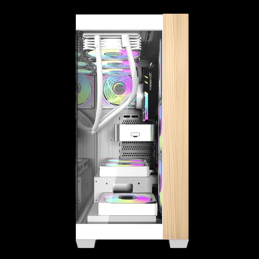 darkFlash DS900W Wood White ATX Mid Tower image