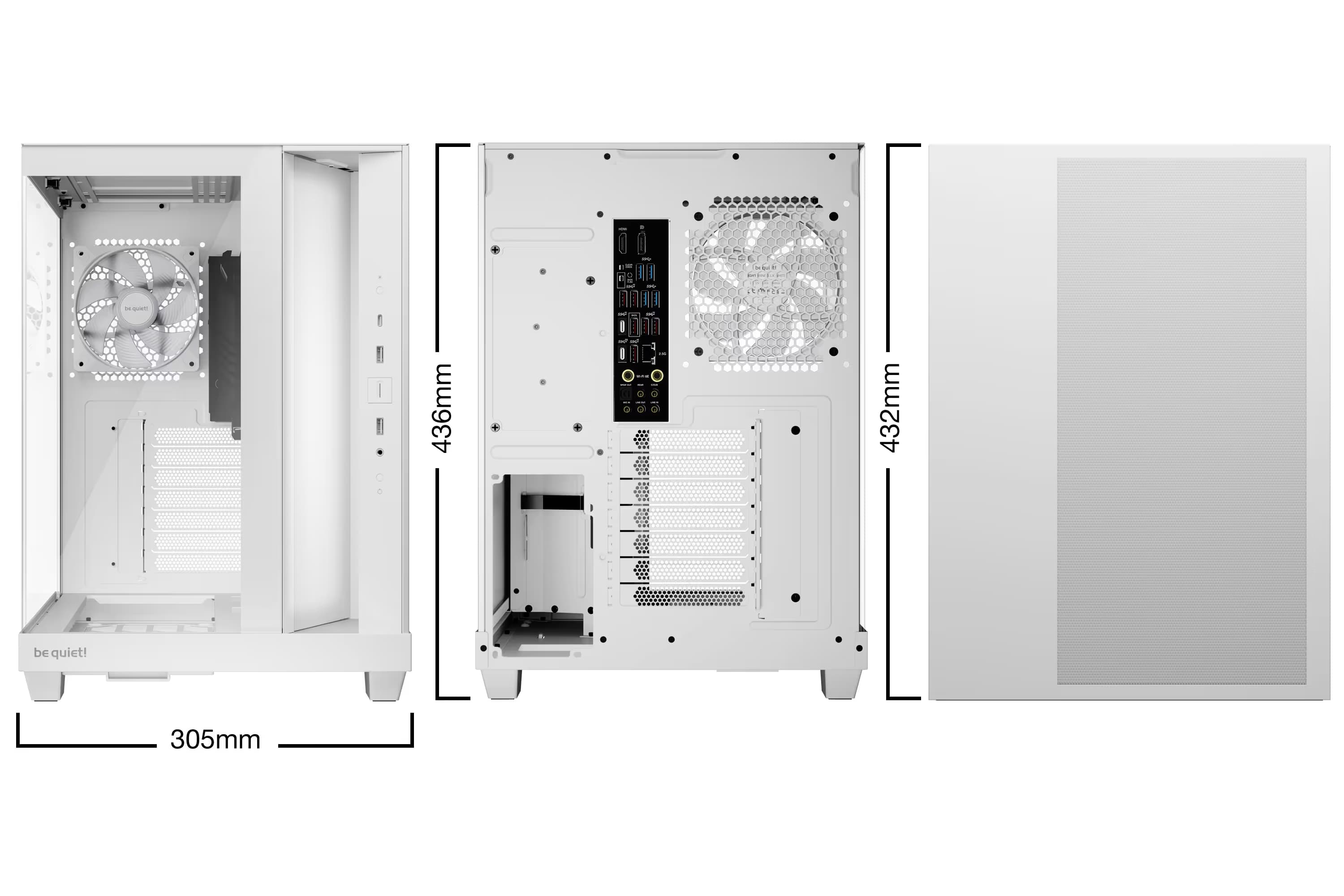 be quiet! Light Base 500 LX White image
