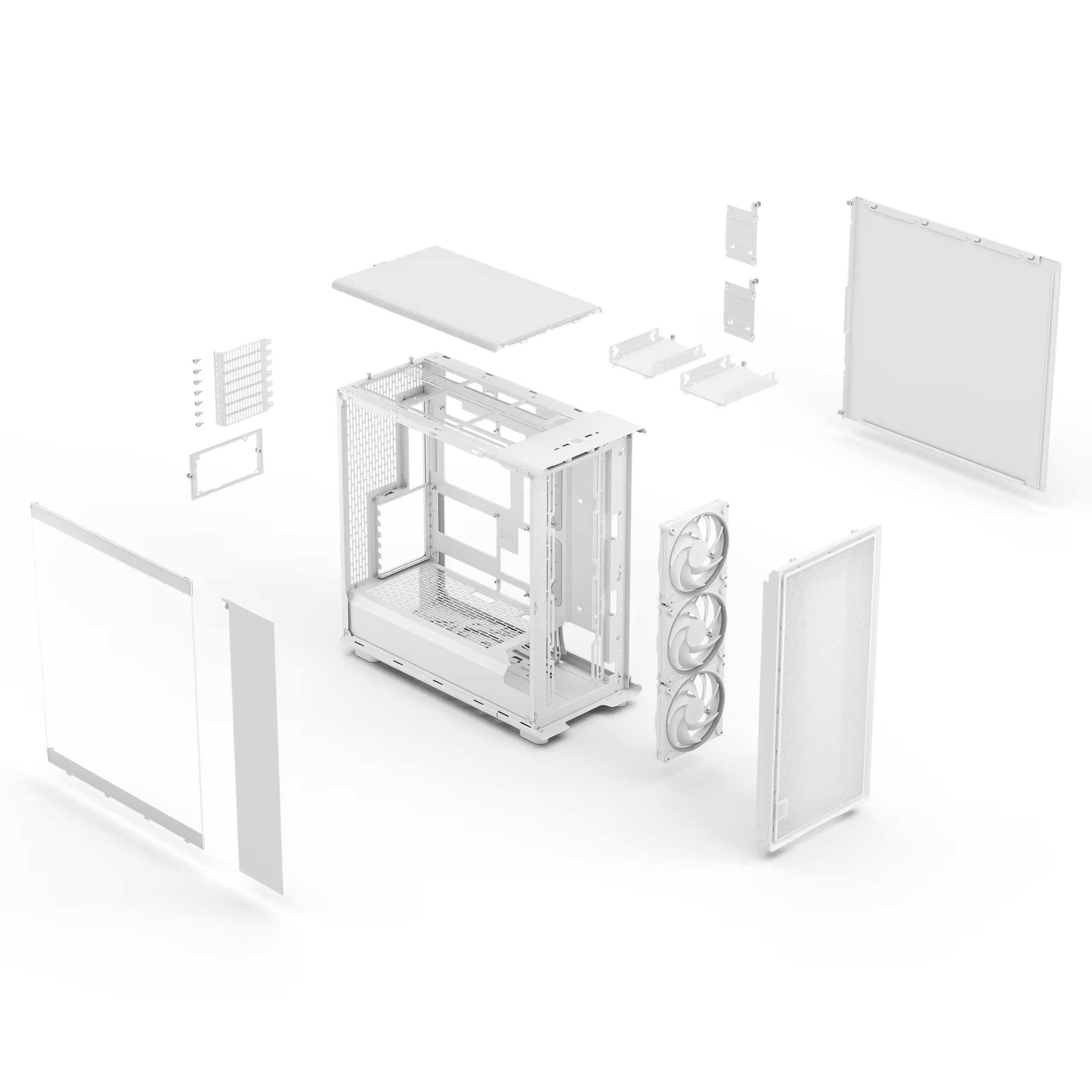 Fractal Design Epoch XL White RGB TG Clear Tint image
