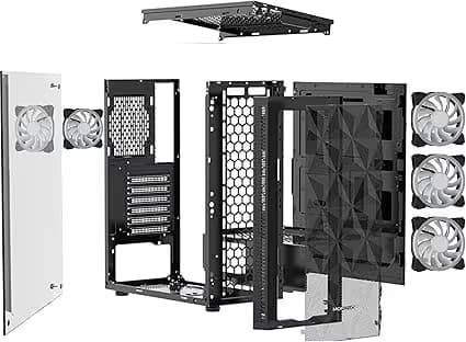 MOROVOL PC Case Outer Ring LED Fans 621-B image