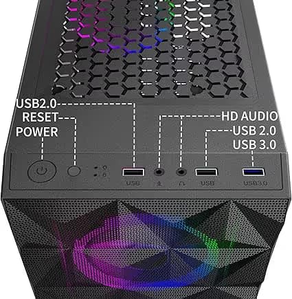 MOROVOL PC Case Outer Ring LED Fans 621-B image