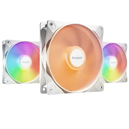 be quiet! Light Wings LX 120mm White Addressable RGB PWM 48.8 CFM 3-Pack main image