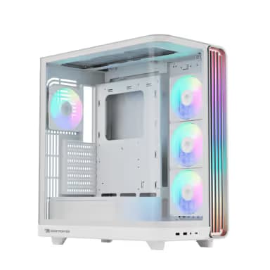 iBUYPOWER Trace X RGB Gaming Case - White image