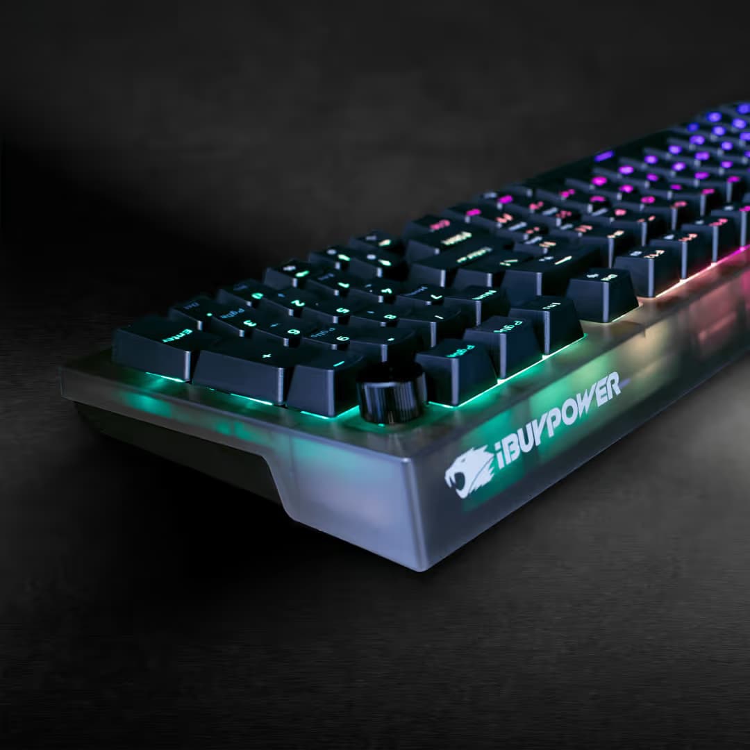 iBUYPOWER MK9 Pro RGB Mechanical Gaming Keyboard- Black image