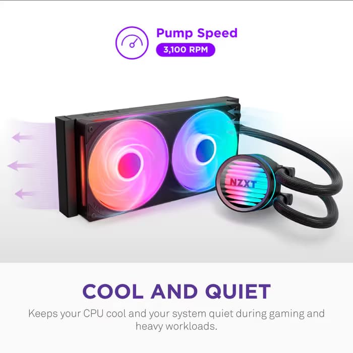 NZXT Kraken Core 360 RGB - AIO CPU Liquid Cooler Black image