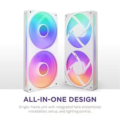 NZXT F240 RGB Core - 240mm Single-Frame Fan Unit White image
