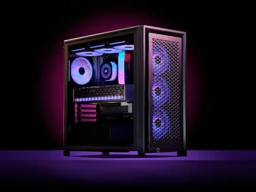 Corsair FRAME 4000D Vault Series Modular Mid-Tower PC Case – Galaxy image