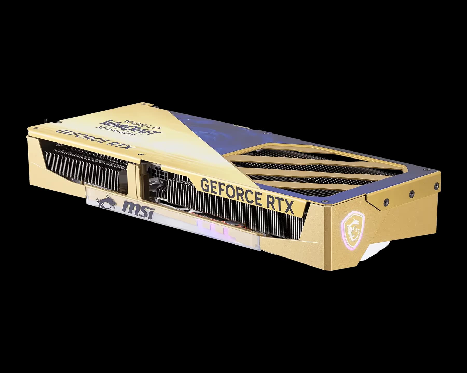MSI GeForce RTX 5070 12G World of Warcraft MIDNIGHT LIGHT EDITION OC image