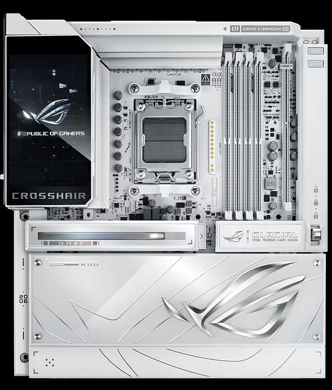ASUS ROG CROSSHAIR X870E GLACIAL image