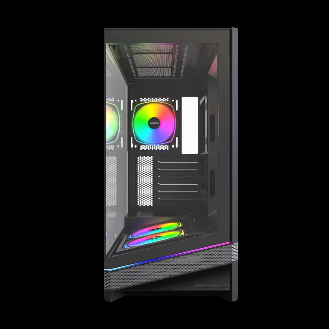 Montech Sky 3 ATX Mid Tower with Tempered Glass Side Panel - Black image