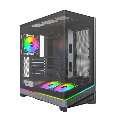 Montech Sky 3 ATX Mid Tower with Tempered Glass Side Panel - Black image