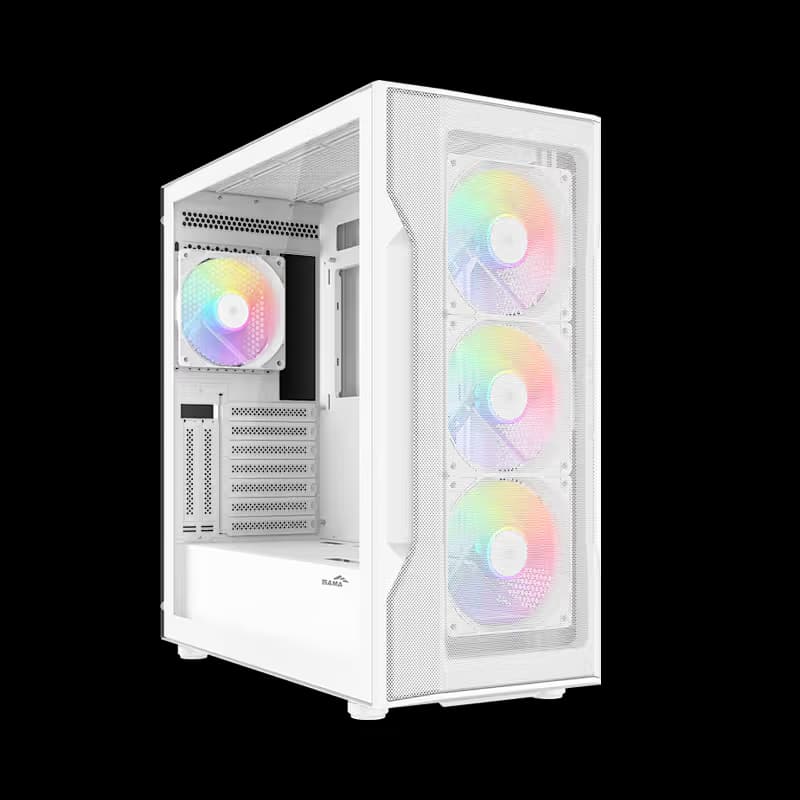 SAMA S40 Mid Tower ATX PC Case White image