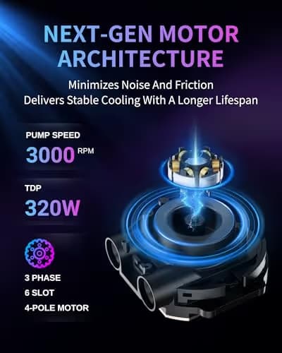 Minorsonic CPU Cooler 360mm Black image