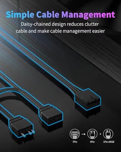 Minorsonic ARGB CPU Cooler 240mm Black image