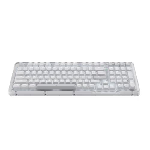 Logitech Alto Keys K98M Wireless Mechanical Keyboard, Customizable Keyboard with Vibration Absorbing Gasket, Backlit Keys, Bluetooth, USB-C Charging, for PC, Mac, Laptops - Off-White image