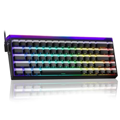 AULA Hero 68 HE 60% Gaming Keyboard Wired, Hall Effect Magnetic Switch Keyboard with 8K Hz Polling Rate, Side Printed PBT Keycaps, RGB Backlit Light Box, Customizable Web Software for PC/Mac Gamers main image