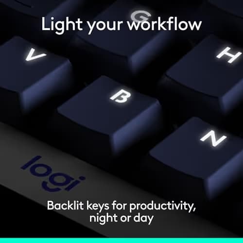 Logitech Alto Keys K98M Wireless Mechanical Keyboard, Customizable Keyboard with Vibration Absorbing Gasket, Backlit Keys, Bluetooth, USB-C Charging, for PC, Mac, Laptops - Graphite image