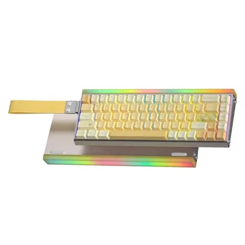 AULA Hero 68 HE Ultra - Wired Gaming Keyboard with Hall Effect Magnetic Switch, CNC Aluminum Frame, 8KHz Polling Rate, RGB Box & Backlight, Adjustable Actuation, 65% Compact Small Gamer Keyboards image