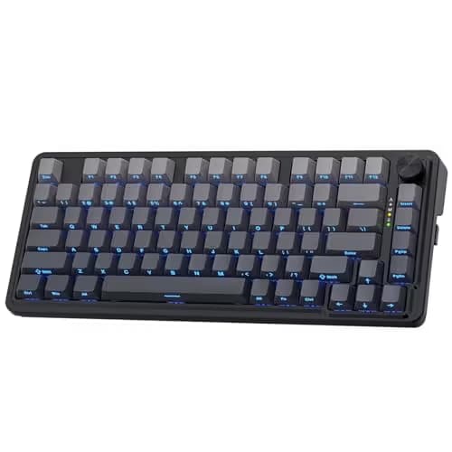 Redragon K673 GB 75% Wireless Gasket RGB Gaming Keyboard, 3-Modes 81 Keys PBT Compact Mechanical Keyboard w/Hot-Swap Socket, Dedicated Knob Control & 5-Layer Noise Dampening, Custom Linear Switch main image