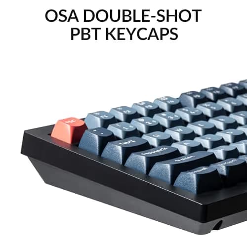 Keychron V6 Max Wireless Custom Mechanical Keyboard, 2.4 GHz Bluetooth QMK Full-Size Layout RGB with Hot-swappable Gateron Brown Switch Compatible with Mac Windows Linux image