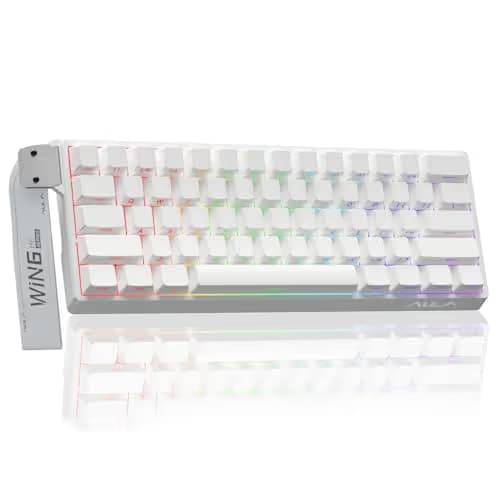 Aula WIN60 HE - 60% Mechanical Gaming Keyboard Wired, Hall Effect Magnetic Switch Hot Swappable, Adjustable Actuation RT Mode, 8000 Hz Polling Rate, RGB Keyboard 60 Percent Compact Design for PC main image