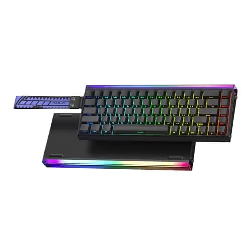AULA Hero 68 HE Pro - Wired Gaming Keyboard with Hall Effect Magnetic Switch, CNC Aluminum Frame, 8KHz Polling Rate, RGB Box & Backlight, Side Printed Keycaps, 65% 68-key Compact Small Gamer Keyboards main image