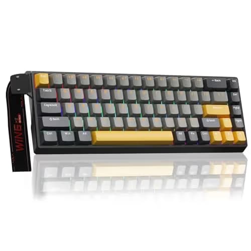 AULA WIN68 HE MAX - Hall Effect Gaming Keyboard with Magnetic Switch, Adjustable Actuation Fast Trigger Mode, 8KHz Polling Rate, RGB Backlit Wired Mechanical Gaming Keyboard 60 Percent image
