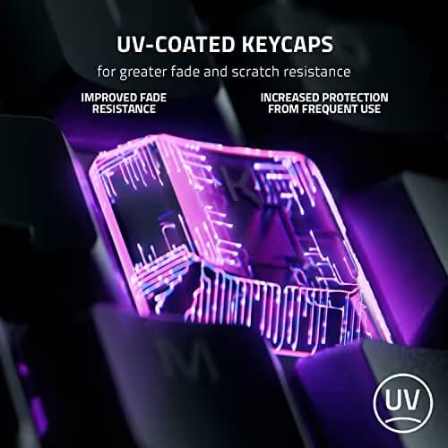 Razer Ornata V3 Gaming Keyboard: Low Profile Keys - Mecha Membrane Switches - UV Coated Keycaps - Backlit Media Keys - 10 Zone RGB Lighting - Spill Resistant - Magnetic Wrist Wrest - Snap Tap image
