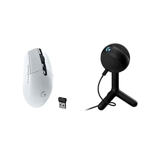 Logitech G305 Lightspeed Wireless Gaming Mouse, White + Yeti Orb RGB Gaming Microphone with LIGHTSYNC, USB Mic for Streaming main image