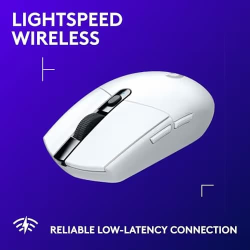 Logitech G305 Lightspeed Wireless Gaming Mouse, White + Yeti Orb RGB Gaming Microphone with LIGHTSYNC, USB Mic for Streaming image