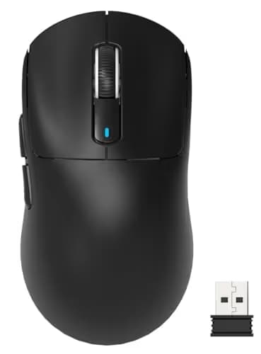 ATTACK SHARK X3 Lightweight Wireless Gaming Mouse with Tri-Mode 2.4G/USB-C Wired/Bluetooth,Up to 26K DPI, PAW3395 Optical Sensor,Kailh GM8.0 Switch,5 programmable Buttons for PC/Win/Mac(Black) main image