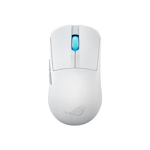 ASUS ROG Harpe Ace Mini Wireless Gaming Mouse – Small Compact Design, 49g Lightweight, 36K DPI AimPoint Sensor, Esports & FPS Gaming, Pro-Approved, White main image