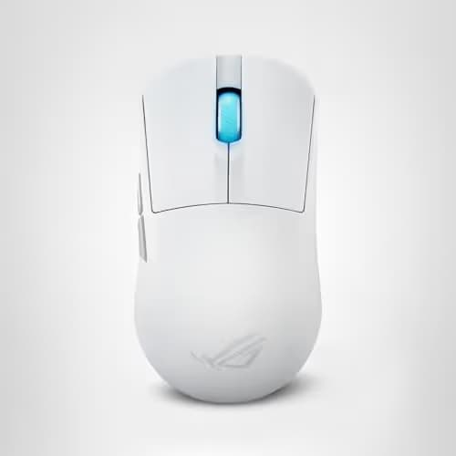 ASUS ROG Harpe Ace Mini Wireless Gaming Mouse – Small Compact Design, 49g Lightweight, 36K DPI AimPoint Sensor, Esports & FPS Gaming, Pro-Approved, White image