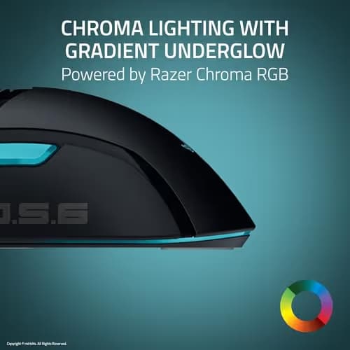 Razer Cobra Wired Gaming Mouse: 58g Lightweight - Gen-3 Switches - Chroma RGB Lighting Underglow - 8500 DPI Optical Sensor - 100% PTFE Mouse Feet - Speedflex Cable - Zenless Zone Zero Edition image