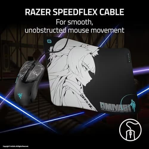 Razer Cobra Wired Gaming Mouse: 58g Lightweight - Gen-3 Switches - Chroma RGB Lighting Underglow - 8500 DPI Optical Sensor - 100% PTFE Mouse Feet - Speedflex Cable - Zenless Zone Zero Edition image