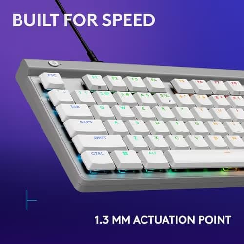 Logitech G502 X Wired Gaming Mouse + G515 TKL Wireless Gaming Keyboard (Tactile) Bundle: White image