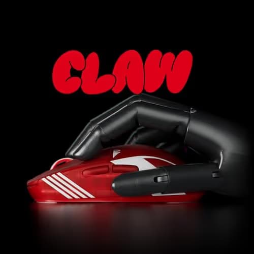 Pulsar Gaming Gears X2 Crazylight Wireless Gaming Mouse, Ultra Lightweight 1.27 oz (36g), Optical Switch, 32000 DPI, 750 IPS, XS-1 Sensor, 8k Compatible (Mini, Red, T1 Edition) image