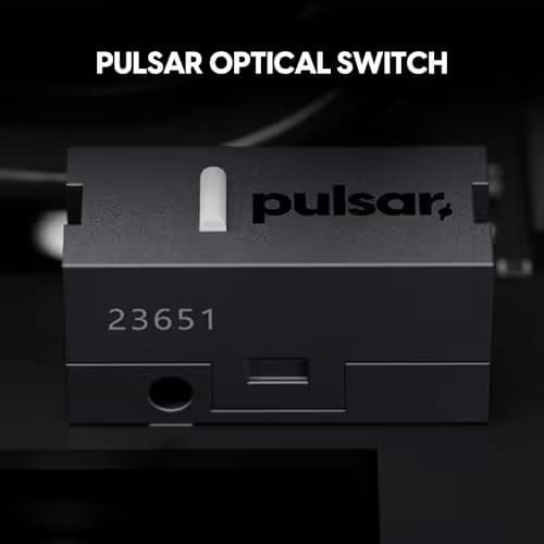 Pulsar Gaming Gears X2 Crazylight Wireless Gaming Mouse, Ultra Lightweight 1.27 oz (36g), Optical Switch, 32000 DPI, 750 IPS, XS-1 Sensor, 8k Compatible (Mini, Red, T1 Edition) image