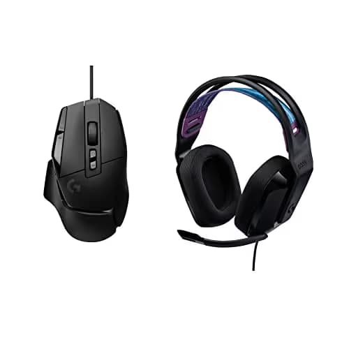 Logitech G502 X Wired Gaming Mouse + G335 Wired Gaming Headset - Black image