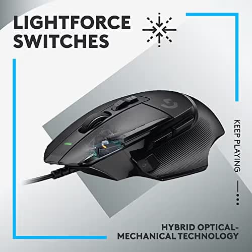 Logitech G502 X Wired Gaming Mouse + G335 Wired Gaming Headset - Black image
