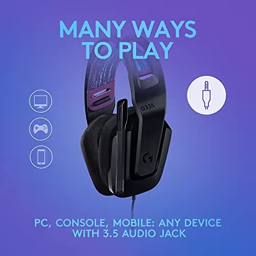 Logitech G502 X Wired Gaming Mouse + G335 Wired Gaming Headset - Black image