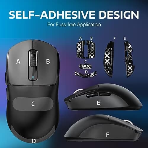 MANBASNAKE Attack Shark X3 Wireless Gaming Mouse, 49g Lightweight Triple Mode Ergonomic Computer Mouse, PAW3395 26K DPI Sensor, 200h Battery Life, Griptape Programmable Buttons for PC/Laptop/Mac/Win image