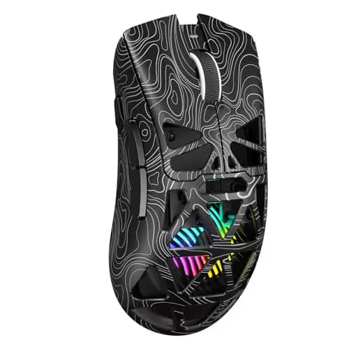 Aula SC620 Wireless Gaming Mouse, Tri-Mode 2.4GHz/USB-C/BT5.3 Computer Mouse with 12000 DPI, Programmable Macro Gamer Mouse with Rapid Fire Key, RGB Light Gaming Mice for PC/Laptop/Mac main image