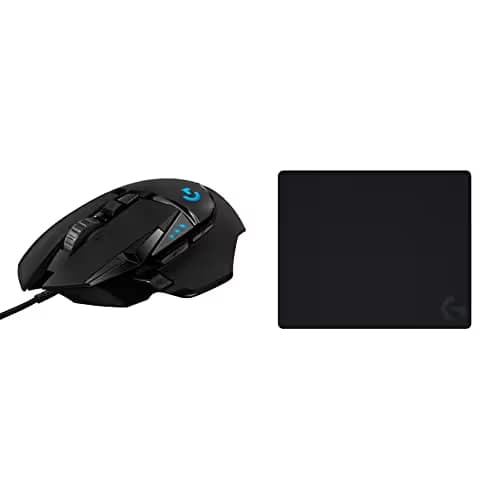 Logitech G502 Hero Wired Gaming Mouse + G440 Hard Gaming Mouse Pad Bundle - Black main image