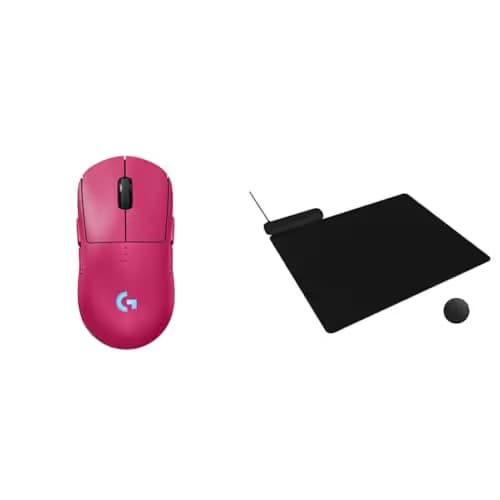 Logitech G Pro Wireless 2 Gaming Mouse + Powerplay 2 Wireless Chargining Mouse Pad Bundle - Magenta image