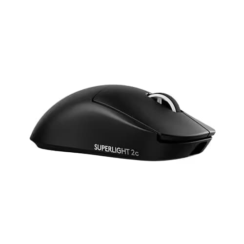 Pro X Superlight 2c Wireless Gaming Mouse: 51g Compact Mini Size, Symmetrical Shape, <8 kHz Polling, 44K DPI, PowerPlay Wireless Charging Supported, USB-C, 5 Programmable Buttons, For PC/Mac - Black main image